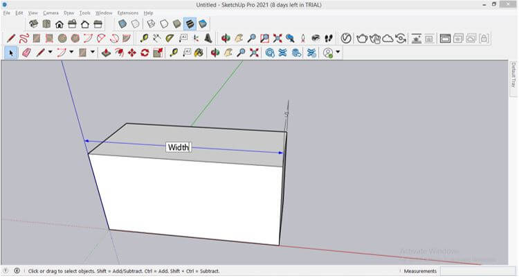 Text in displayed dimension Output 20