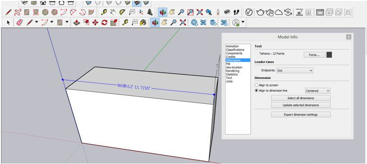 SketchUp Change Dimensions Output 29