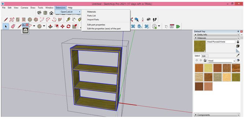 SketchUp CutList 13