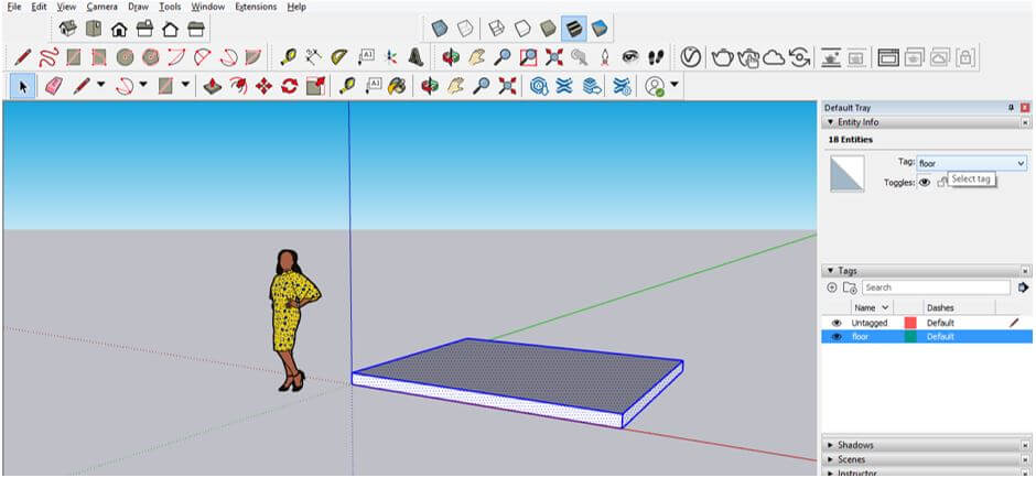 SketchUp Layers Output 10