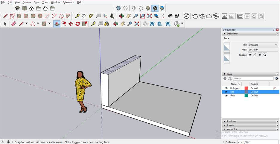 set sketchup layers to bylayer