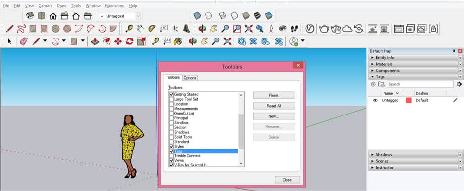 SketchUp Layers Output 4