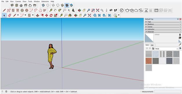 SketchUp Ungroup Output 1