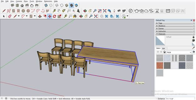 SketchUp Ungroup Output 11