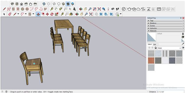 SketchUp Ungroup Output 17