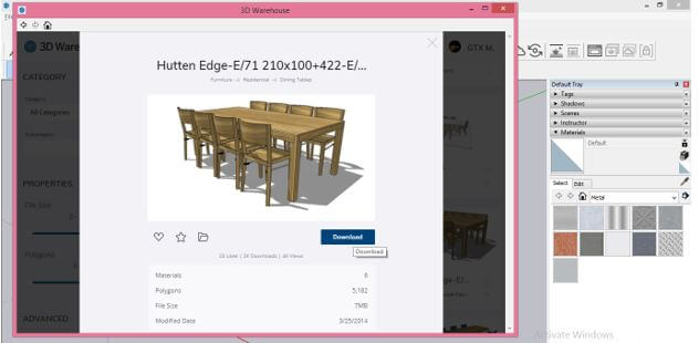 SketchUp Ungroup Output 3