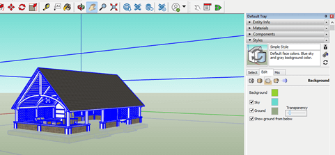 SketchUp background output 18