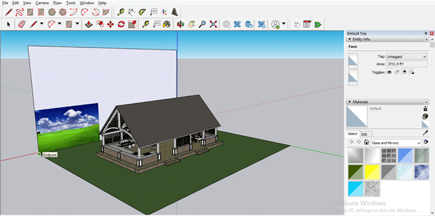 SketchUp background output 5