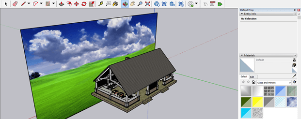 SketchUp background output 8