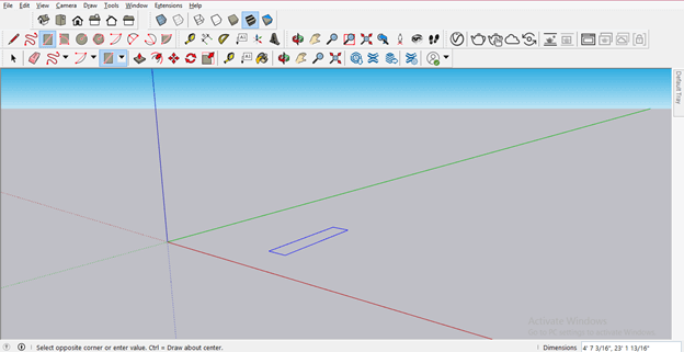 SketchUp group output 1