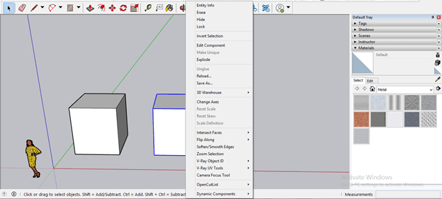 SketchUp group vs component output 10