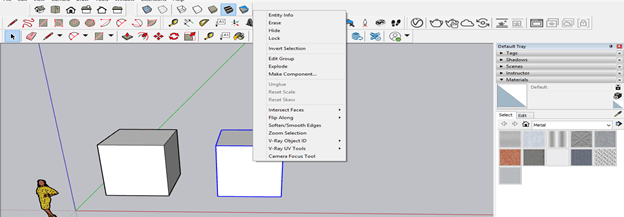 SketchUp group vs component output 9