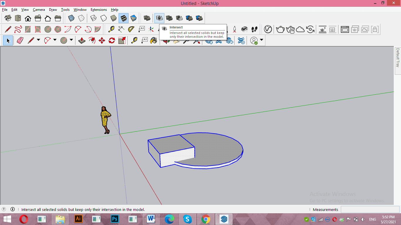 SketchUp intersect faces output 10