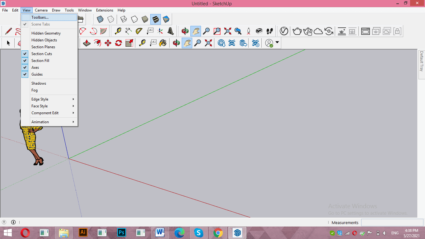 SketchUp intersect faces output 2