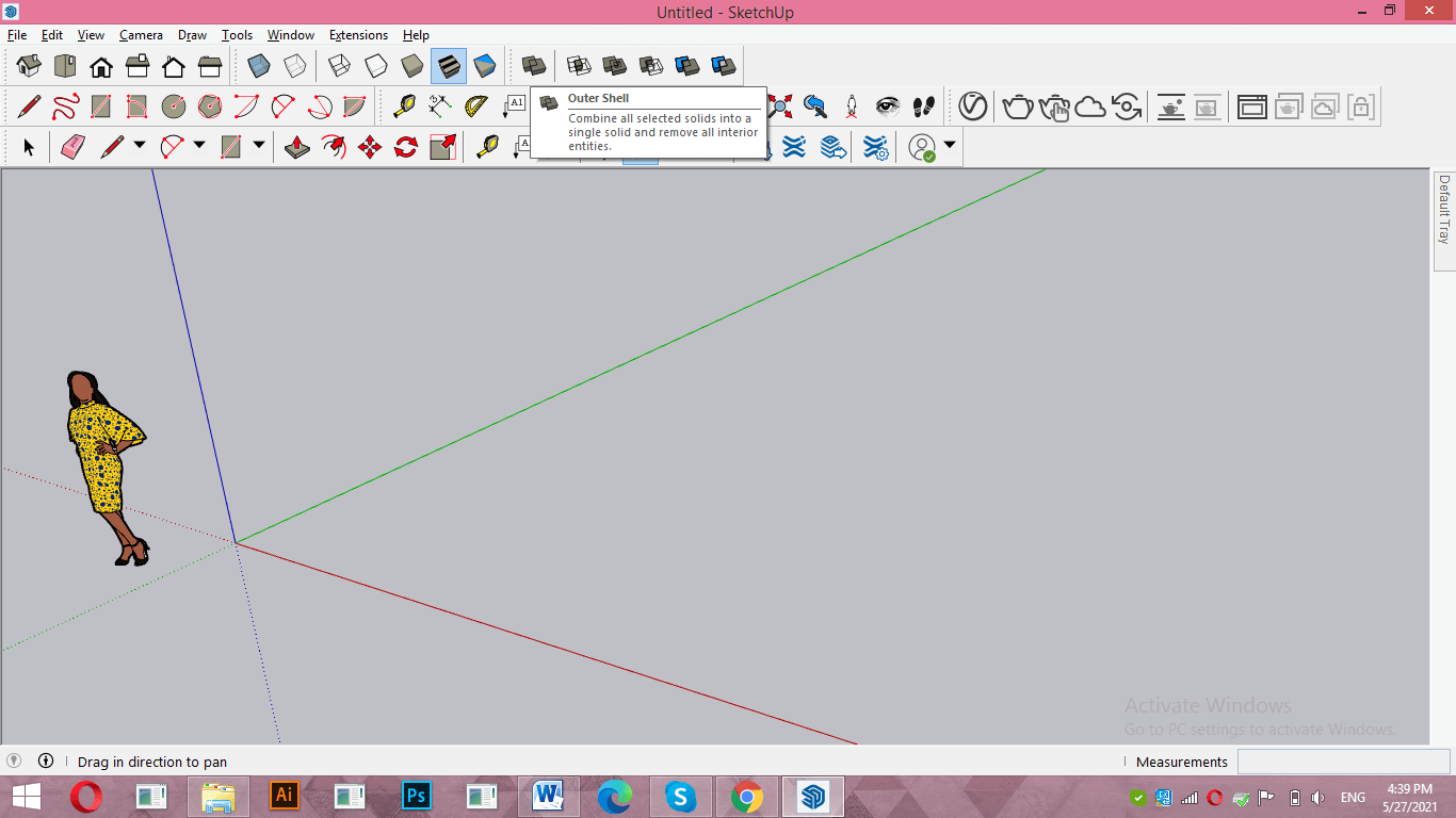 SketchUp intersect faces output 4.2