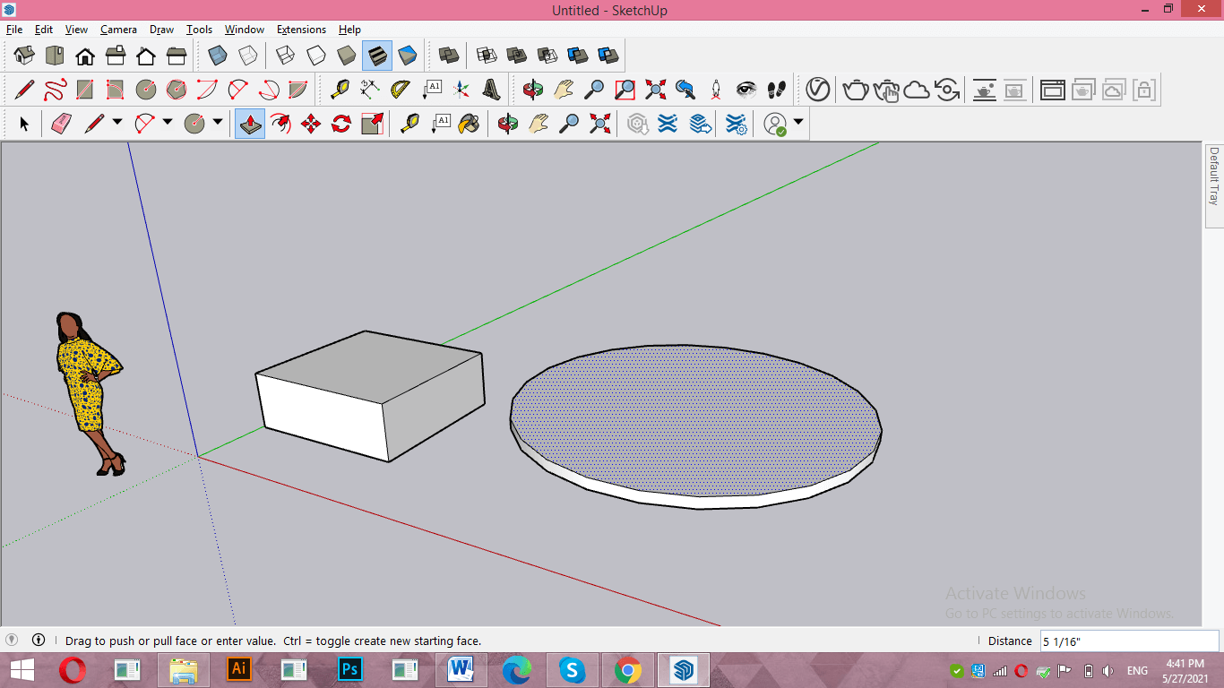 SketchUp intersect faces output 9