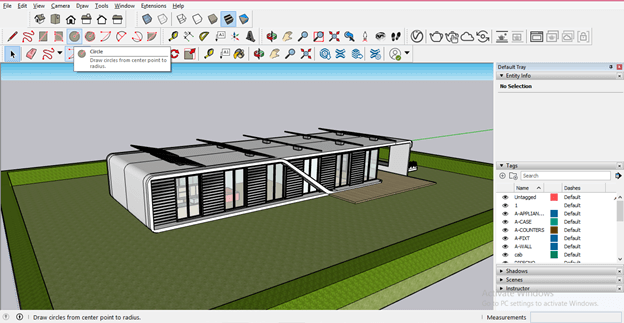 SketchUp landscape design output 13