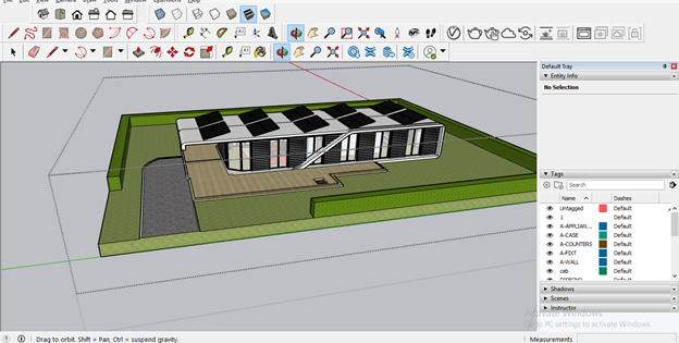 SketchUp landscape design output 2