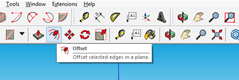 SketchUp offset output 2