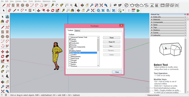 SketchUp offset output 3