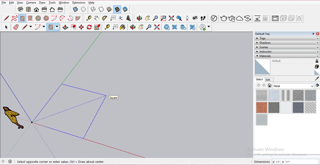SketchUp resize component output 1
