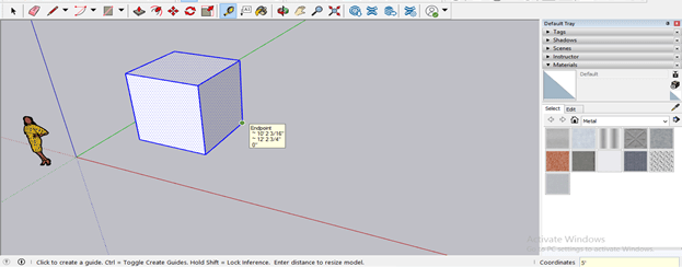 SketchUp resize component output 10