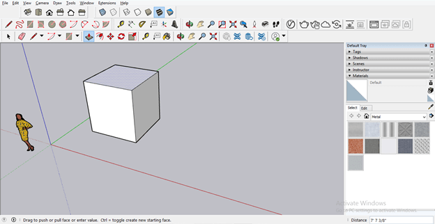 SketchUp resize component output 2