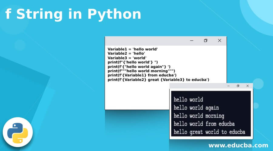 F String In Python Key Points And Example Of F String In Python