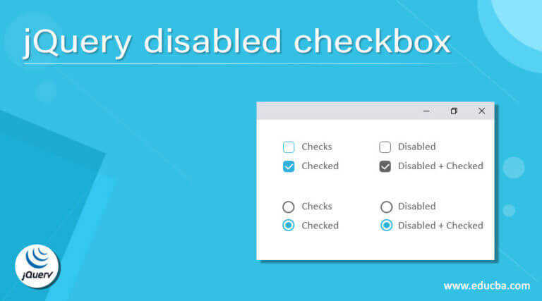 JQuery Disabled Checkbox Learn How To Disable The Checkbox In JQuery 