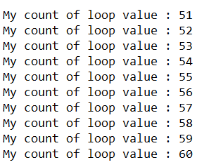 PLSQL While Loop-1.1