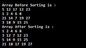 Gr 11,12 - Bubble Sort 1