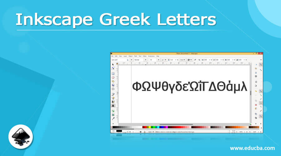 Inkscape Greek Letters