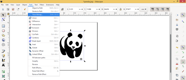 Inkscape image to vector output 5