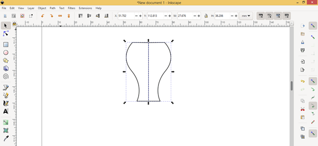 Inkscape mirror output 10