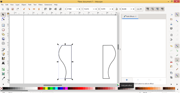 Inkscape mirror output 13