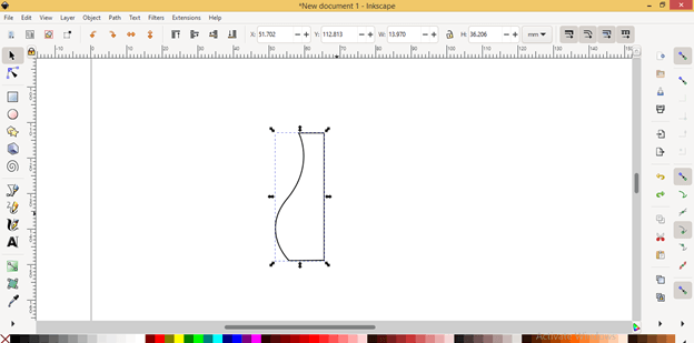 Inkscape mirror output 2