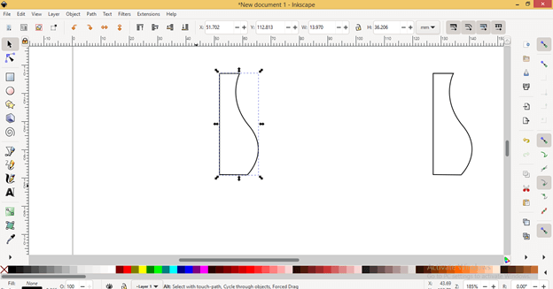 Inkscape mirror output 8