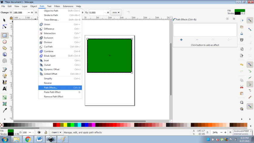Inkscape rounded rectangle output 10
