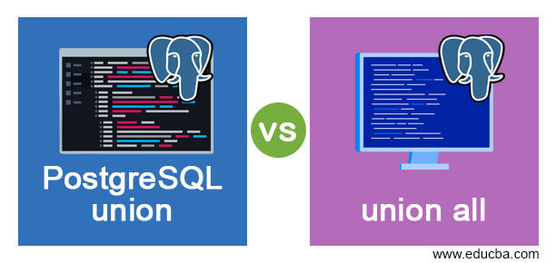 PostgreSQL union vs union all