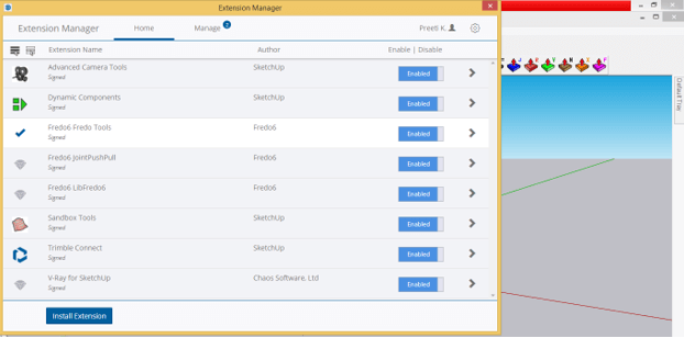 SketchUp Extensions 5