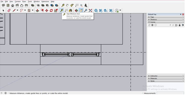 Tape Measure tool output 12