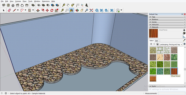 SketchUp garden design output 21