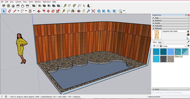 SketchUp garden design | How to Create Garden Design in Sketchup?