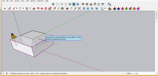 SketchUp joint push pull output 13