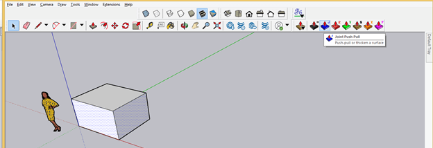 SketchUp joint push pull output 14