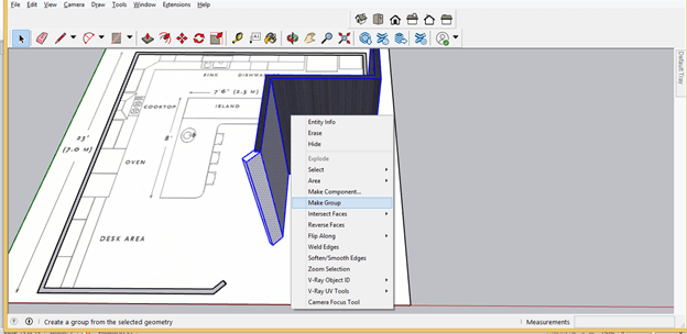 SketchUp kitchen output 14