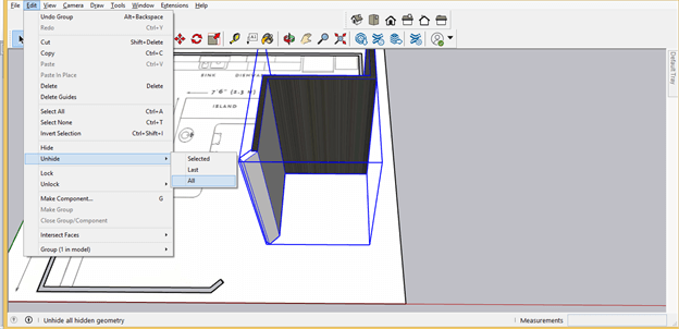 SketchUp kitchen output 15