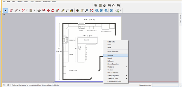 SketchUp kitchen output 7