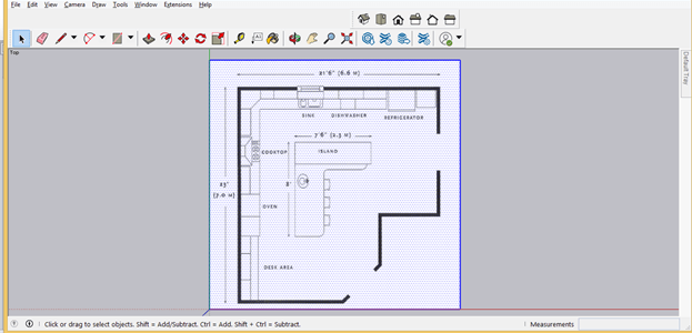 SketchUp kitchen output 8