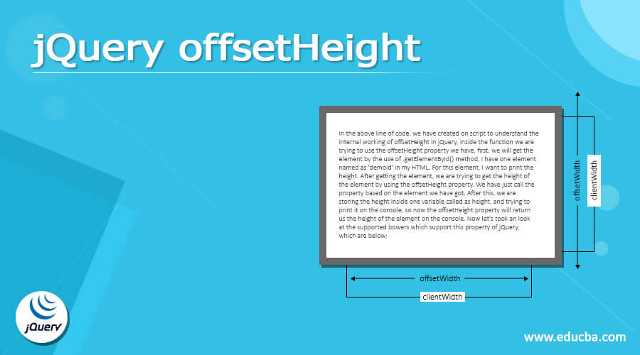 jQuery-offsetHeight